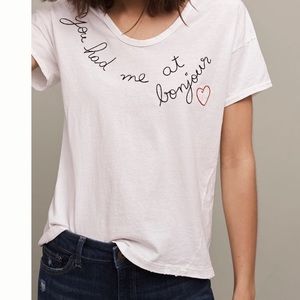 Anthropologie Bonjour Tee